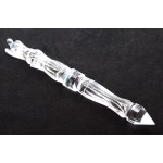 Clear Quartz Gemstone Angel Carved Healing Wand